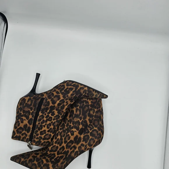 Nine West Animal Print Heeled Boots - Picture 4 of 5
